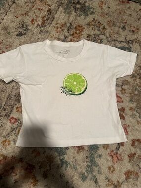 Alix Earle Hot Mess Crop T-Shirt
